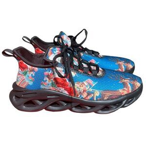 Women’s Santa Sneakers, Size US 6.5 (37)